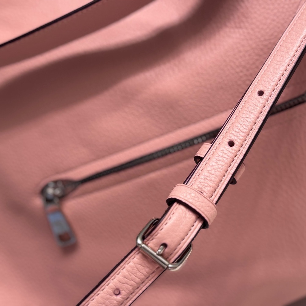 Coach Elle Hobo Bag in Petal Pink Pebble Leather - NWT - Picture 6 of 16